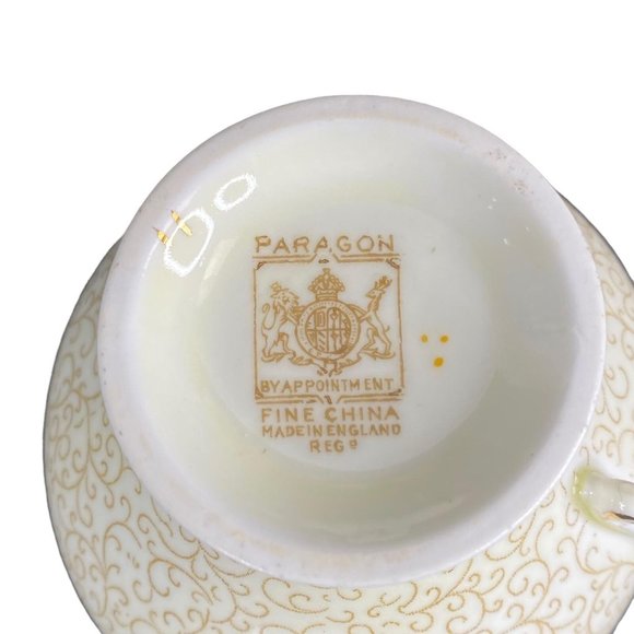 Paragon By Appointment Majesty The Queen Tea Cup Bone China Floral England S/5 - Picture 8 of 10